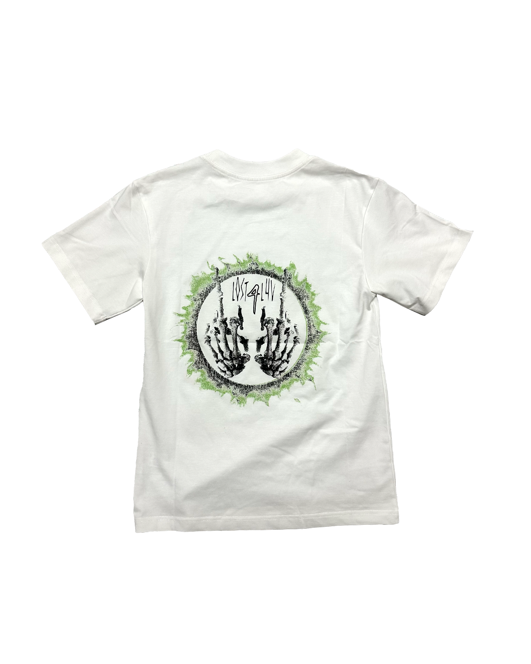 WHITE "F*CK LUV" T SHIRT