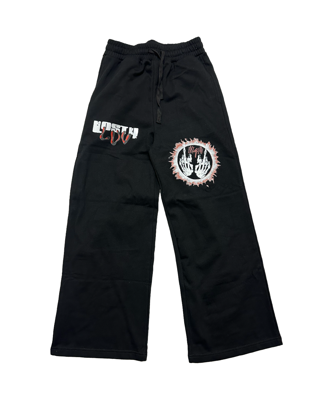 BLACK "F*CK LUV" SWEATPANTS