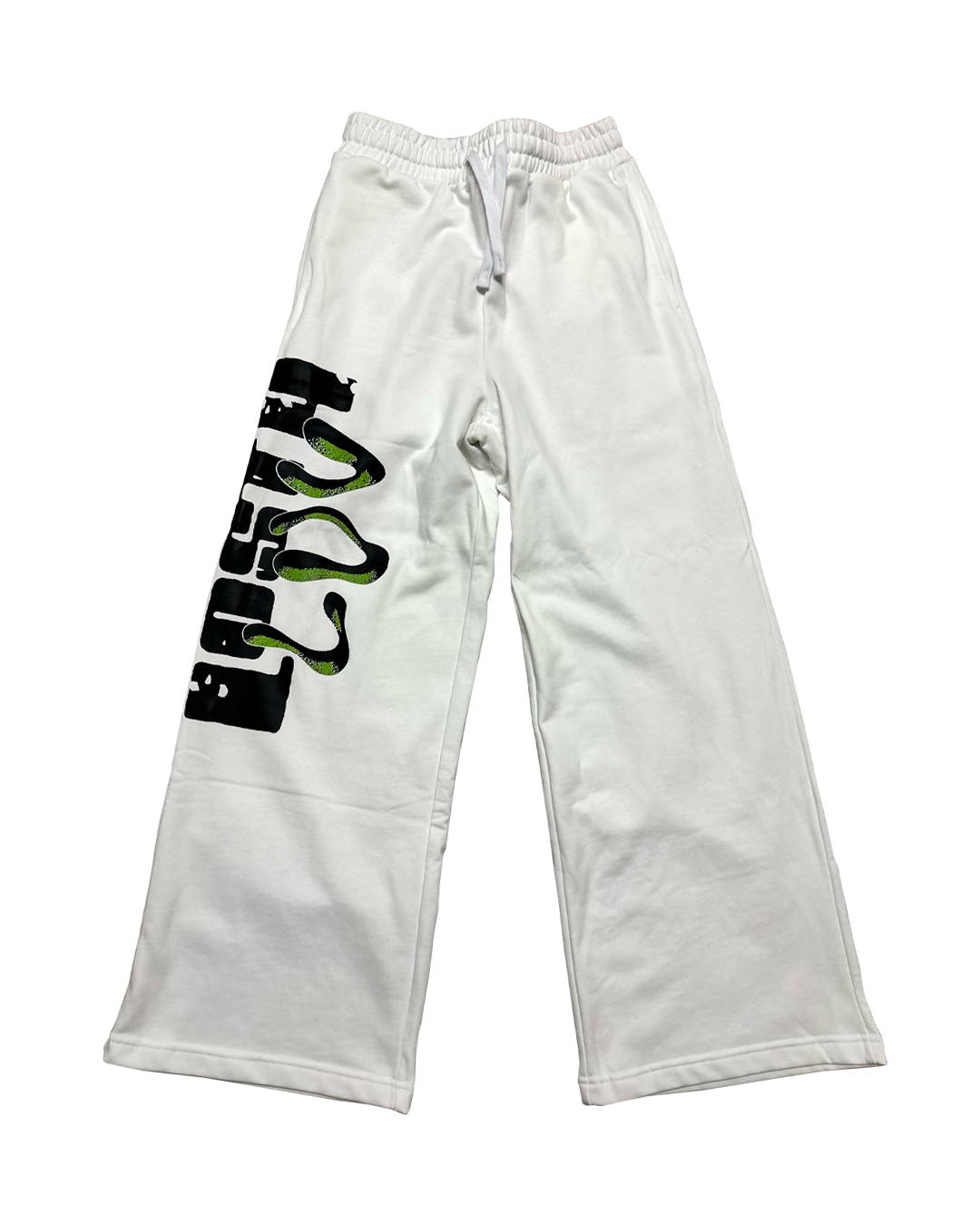 WHITE "F*CK LUV" SWEATPANTS