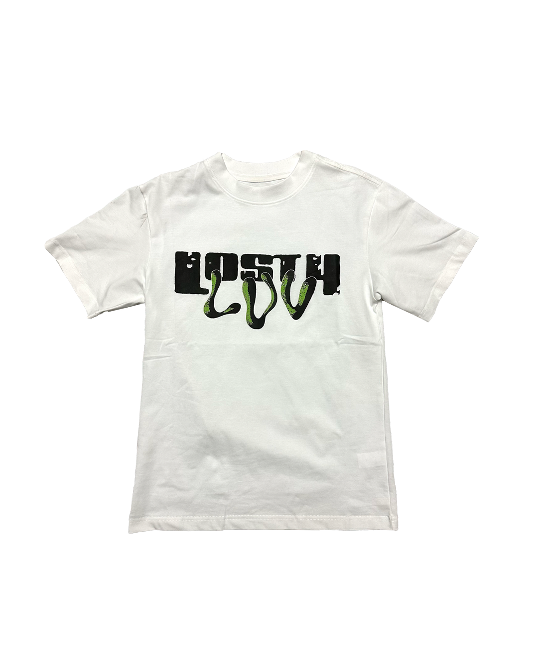 WHITE "F*CK LUV" T SHIRT