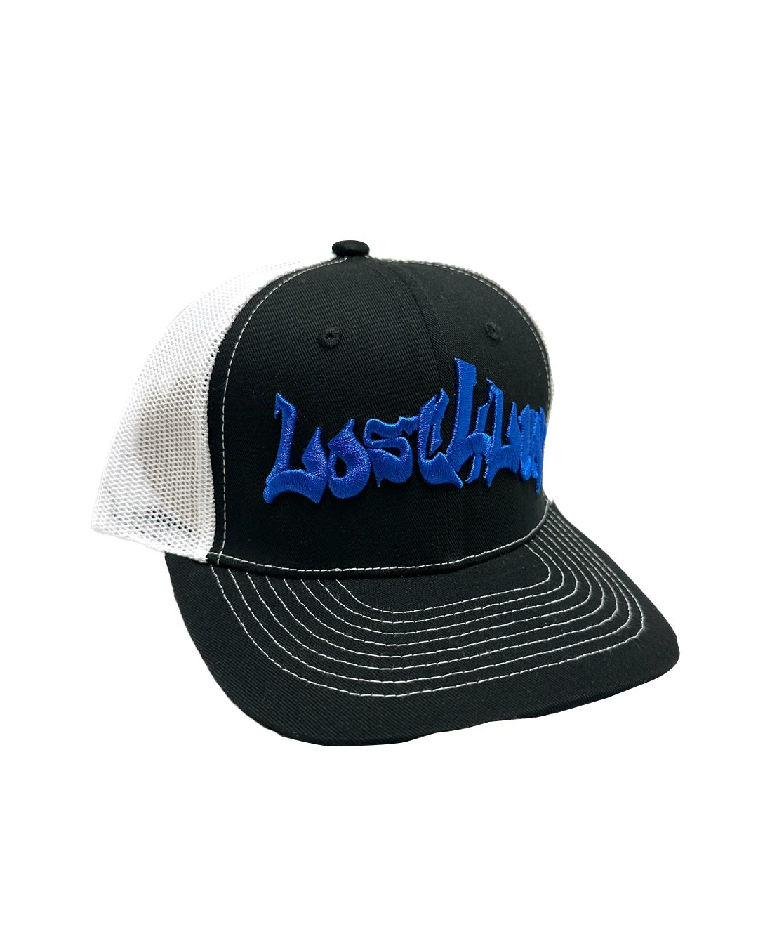 BLACK GRAFFITI "LOST4LUV" TRUCKER HAT