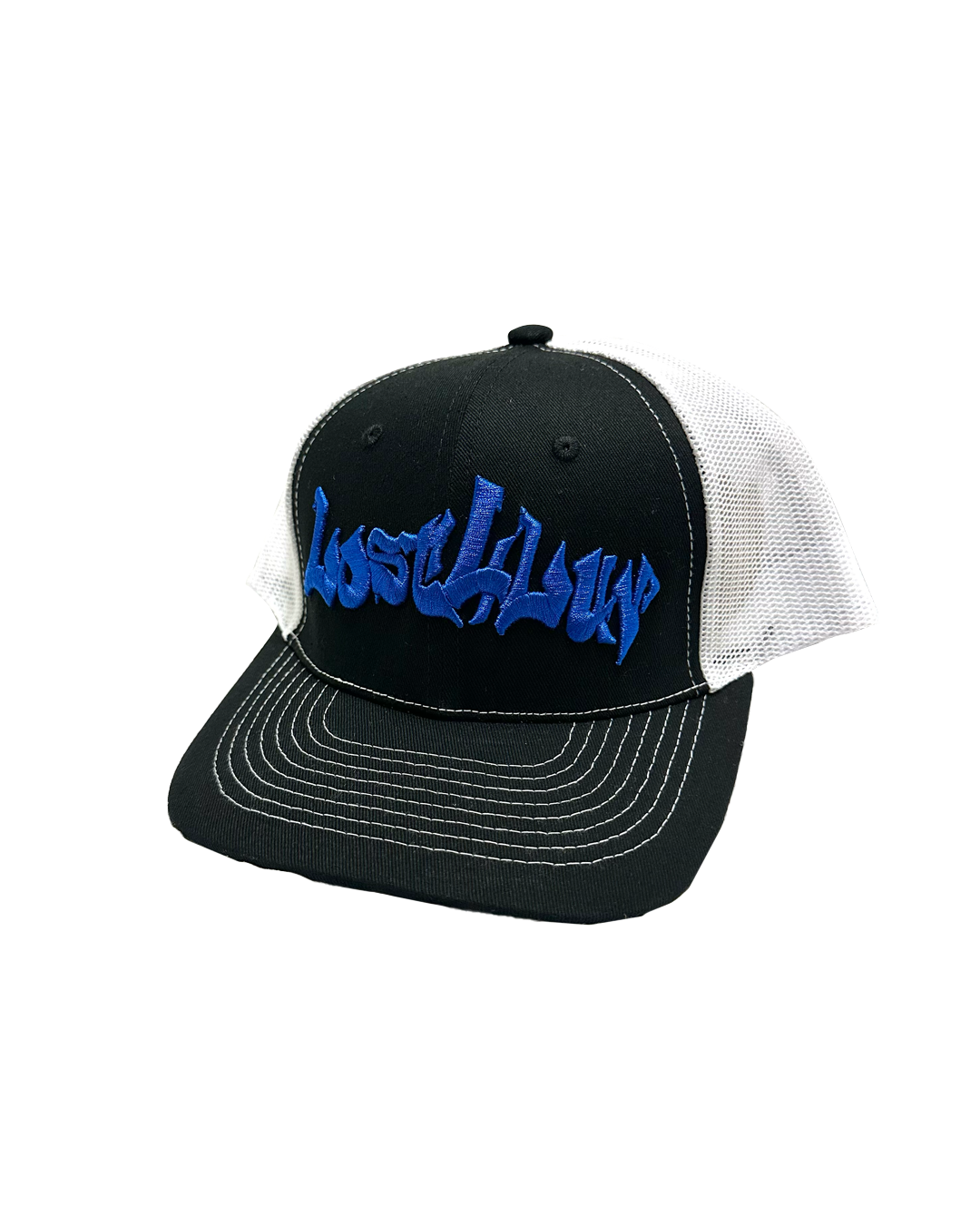 BLACK GRAFFITI "LOST4LUV" TRUCKER HAT