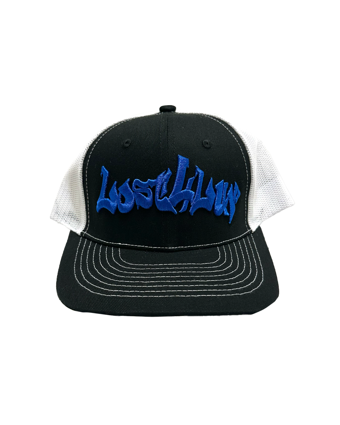 BLACK GRAFFITI "LOST4LUV" TRUCKER HAT
