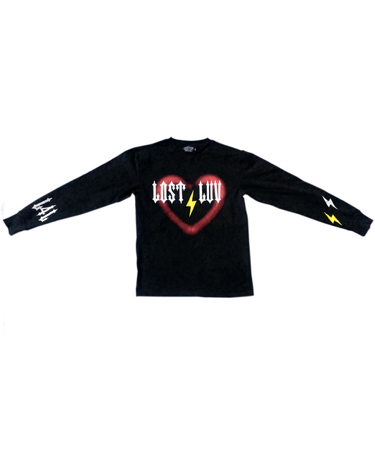 BLACK "LOST LUV” LONG SLEEVE